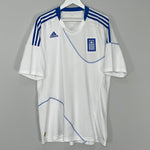 Shop 2009/11 GREECE HOME SHIRT (L) ADIDAS, classic football shirts, vintage football shirts & retro soccer jerseys at Cult Kits