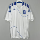 Shop 2009/11 GREECE HOME SHIRT (L) ADIDAS, classic football shirts, vintage football shirts & retro soccer jerseys at Cult Kits