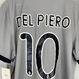 Shop 2009/11 JUVENTUS DEL PIERO #10 *BNWT* AWAY SHIRT (L) NIKE, classic football shirts, vintage football shirts & retro soccer jerseys at Cult Kits