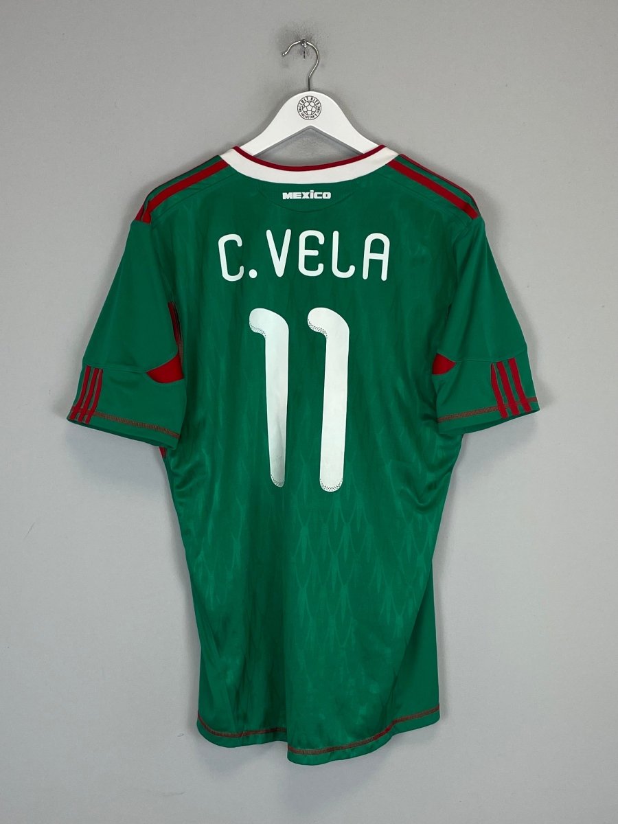 2009/11 MEXICO C.VELA 11 HOME SHIRT (L) ADIDAS - Cult Kits - Large - Buy Vintage Football Shirts, Authentic Retro Football Shirts For Sale, Classic Football Shirts & Soccer Jersey
