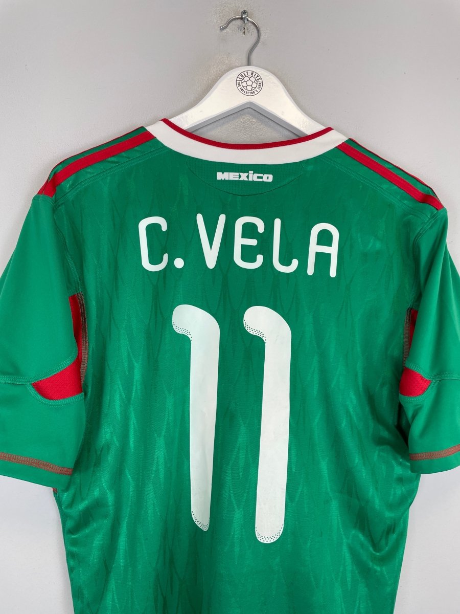 2009/11 MEXICO C.VELA 11 HOME SHIRT (L) ADIDAS - Cult Kits - Large - Buy Vintage Football Shirts, Authentic Retro Football Shirts For Sale, Classic Football Shirts & Soccer Jersey