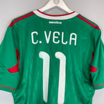 2009/11 MEXICO C.VELA 11 HOME SHIRT (L) ADIDAS - Cult Kits - Large - Buy Vintage Football Shirts, Authentic Retro Football Shirts For Sale, Classic Football Shirts & Soccer Jersey