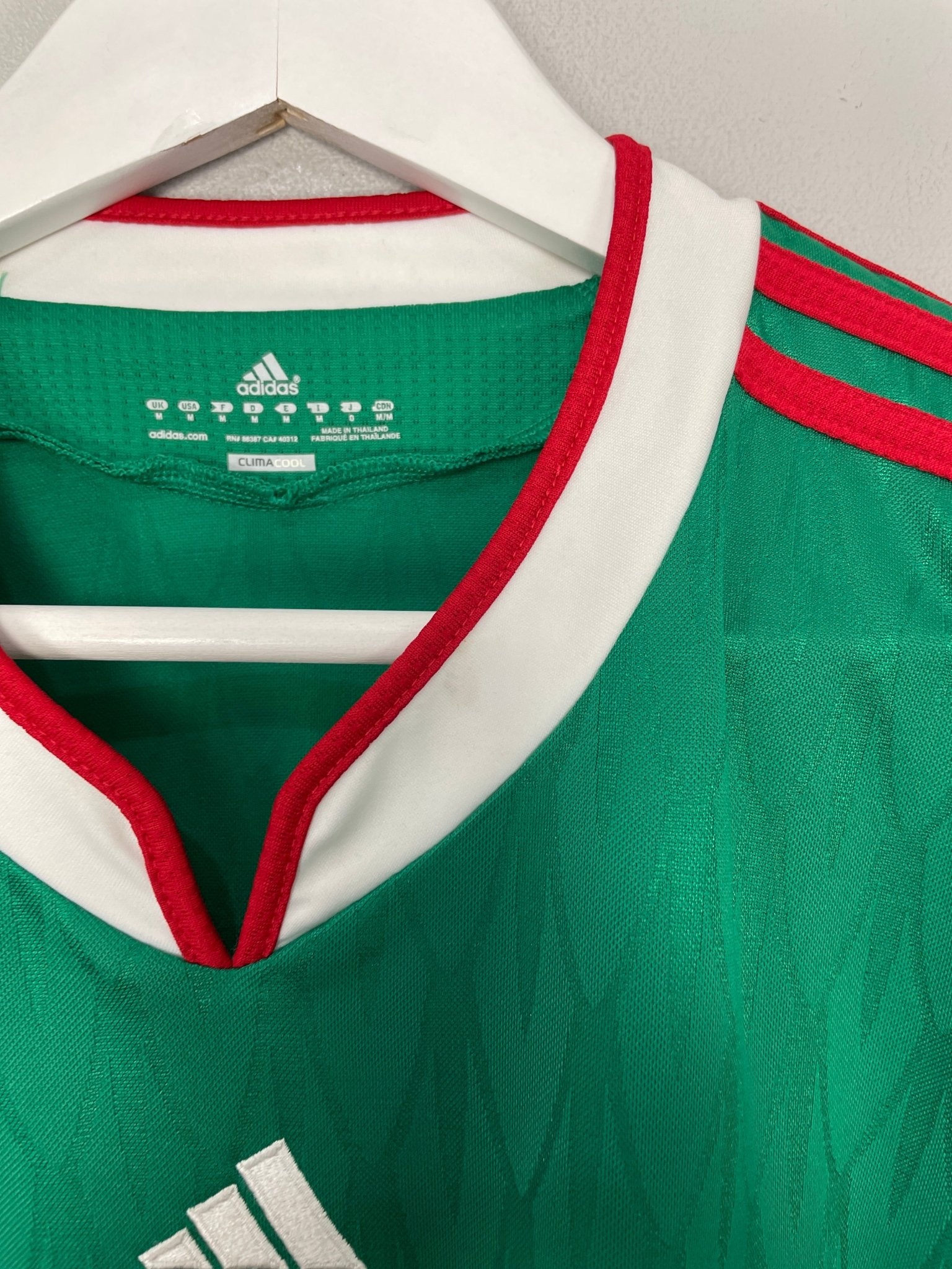 Shop 2009/11 MEXICO J.HERNANDEZ #14 HOME SHIRT (M) ADIDAS, classic football shirts, vintage football shirts & retro soccer jerseys at Cult Kits