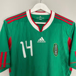 Shop 2009/11 MEXICO J.HERNANDEZ #14 HOME SHIRT (M) ADIDAS, classic football shirts, vintage football shirts & retro soccer jerseys at Cult Kits