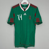 Shop 2009/11 MEXICO J.HERNANDEZ #14 HOME SHIRT (M) ADIDAS, classic football shirts, vintage football shirts & retro soccer jerseys at Cult Kits
