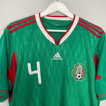 Shop 2009/11 MEXICO MARQUEZ #4 HOME SHIRT (L) ADIDAS, classic football shirts, vintage football shirts & retro soccer jerseys at Cult Kits
