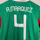 Shop 2009/11 MEXICO MARQUEZ #4 HOME SHIRT (L) ADIDAS, classic football shirts, vintage football shirts & retro soccer jerseys at Cult Kits