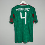 Shop 2009/11 MEXICO MARQUEZ #4 HOME SHIRT (L) ADIDAS, classic football shirts, vintage football shirts & retro soccer jerseys at Cult Kits