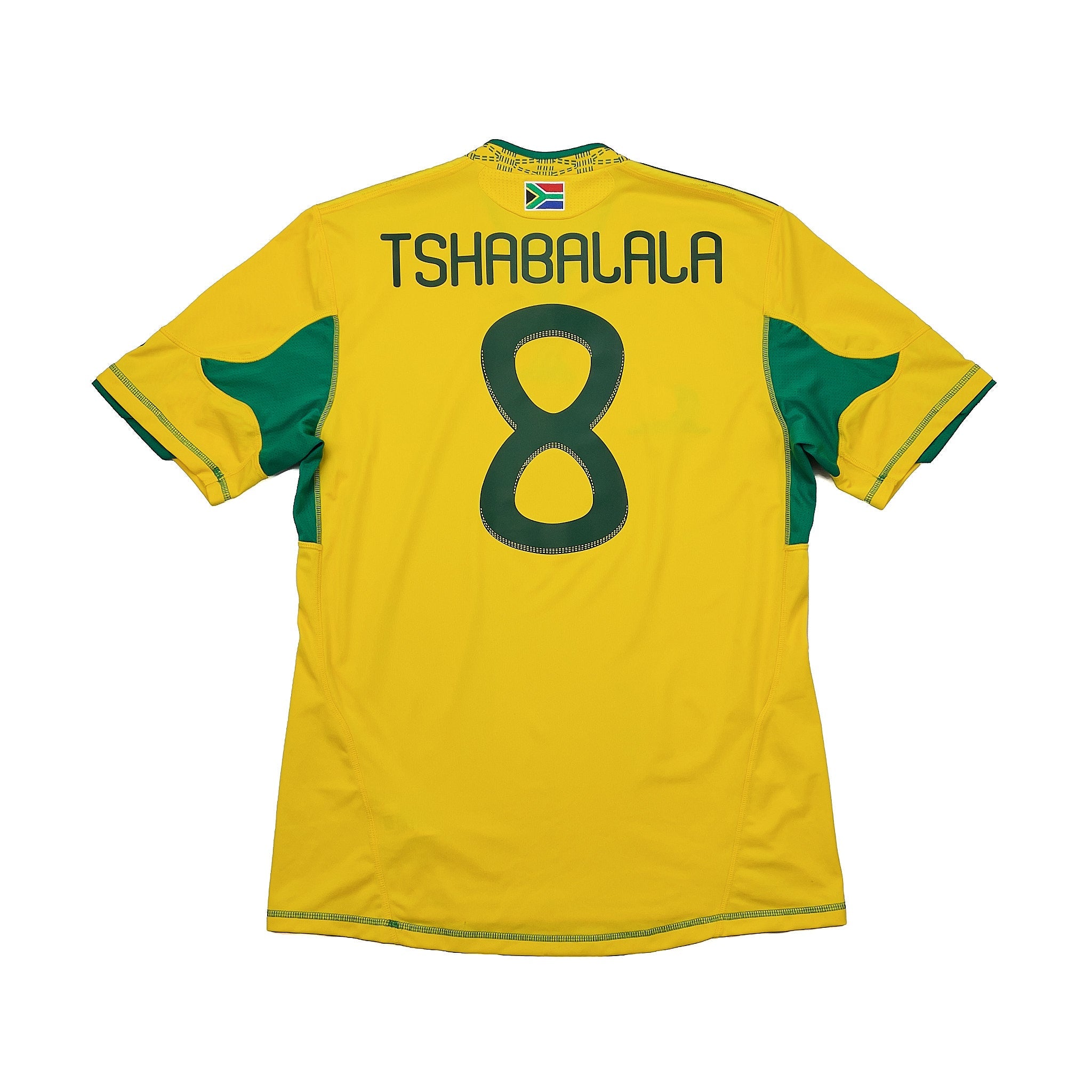 Buy 2009/11 SOUTH AFRICA TSHABALALA 8 HOME SHIRT (M) ADIDAS ~ Free worldwide shipping available ~ Authentic Vintage Football Shirts from Cult Kits