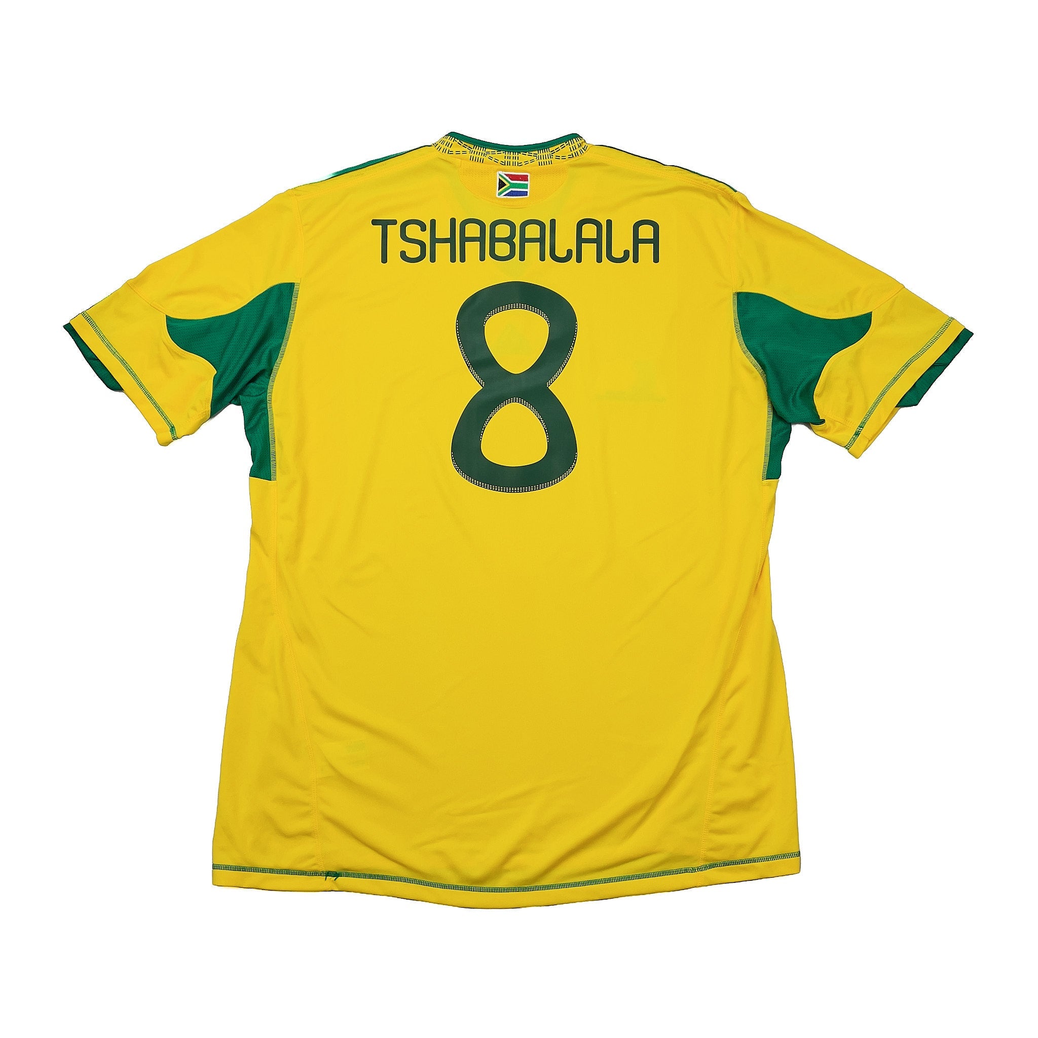 Buy 2009/11 SOUTH AFRICA TSHABALALA 8 HOME SHIRT (XXL) ADIDAS ~ Free worldwide shipping available ~ Authentic Vintage Football Shirts from Cult Kits