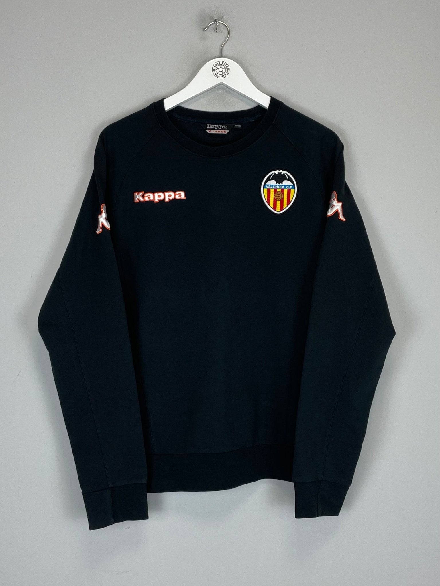 Shop 2009/11 VALENCIA JUMPER (XL) KAPPA, classic football shirts, vintage football shirts & retro soccer jerseys at Cult Kits