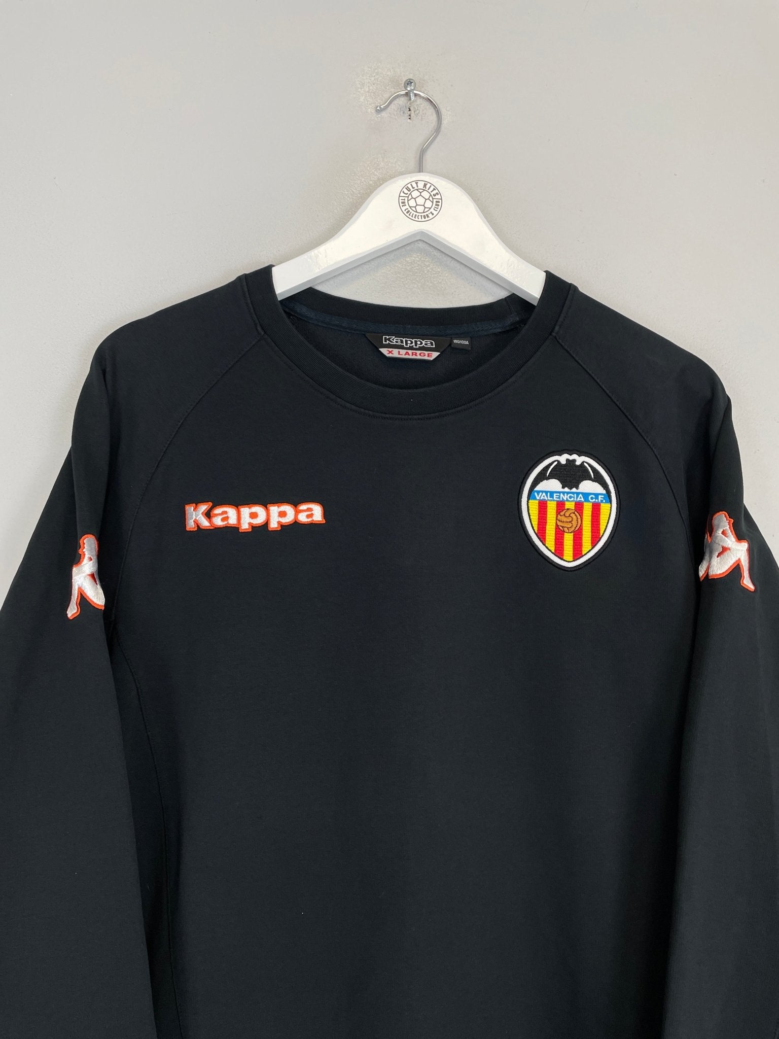 Shop 2009/11 VALENCIA JUMPER (XL) KAPPA, classic football shirts, vintage football shirts & retro soccer jerseys at Cult Kits