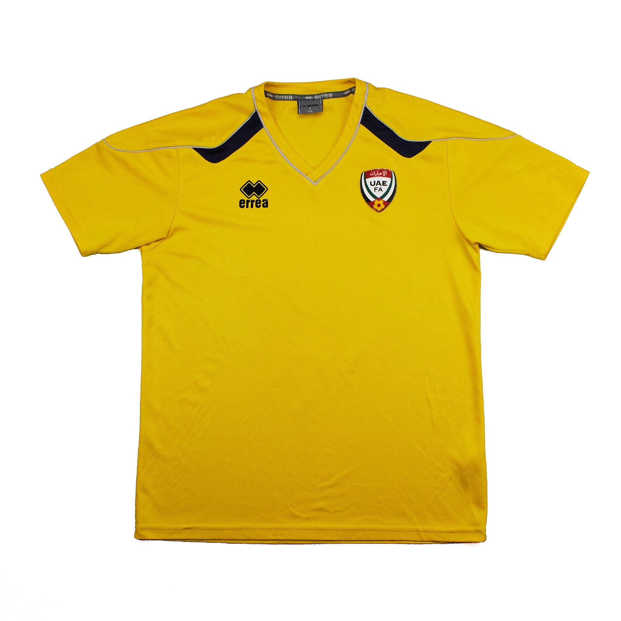 Buy 2009/13 United Arab Emirates Training Shirt (XL) Errea ~ Free worldwide shipping ~ Authentic Vintage Football Shirts from Cult Kits