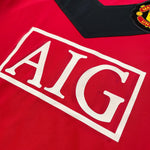Buy 2009/2010 Machester United Berbatov 9 Home Shirt (S) Nike ~ Free worldwide shipping ~ Authentic Vintage Football Shirts from Cult Kits
