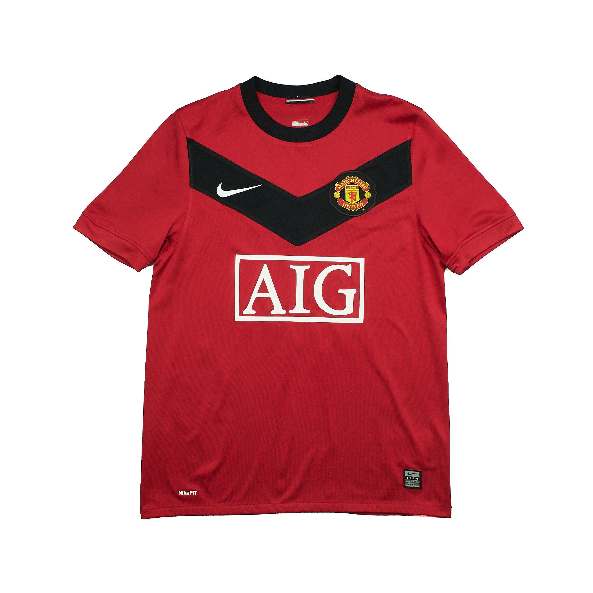 Buy 2009/2010 Machester United Berbatov 9 Home Shirt (S) Nike ~ Free worldwide shipping ~ Authentic Vintage Football Shirts from Cult Kits