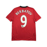 Buy 2009/2010 Machester United Berbatov 9 Home Shirt (S) Nike ~ Free worldwide shipping ~ Authentic Vintage Football Shirts from Cult Kits