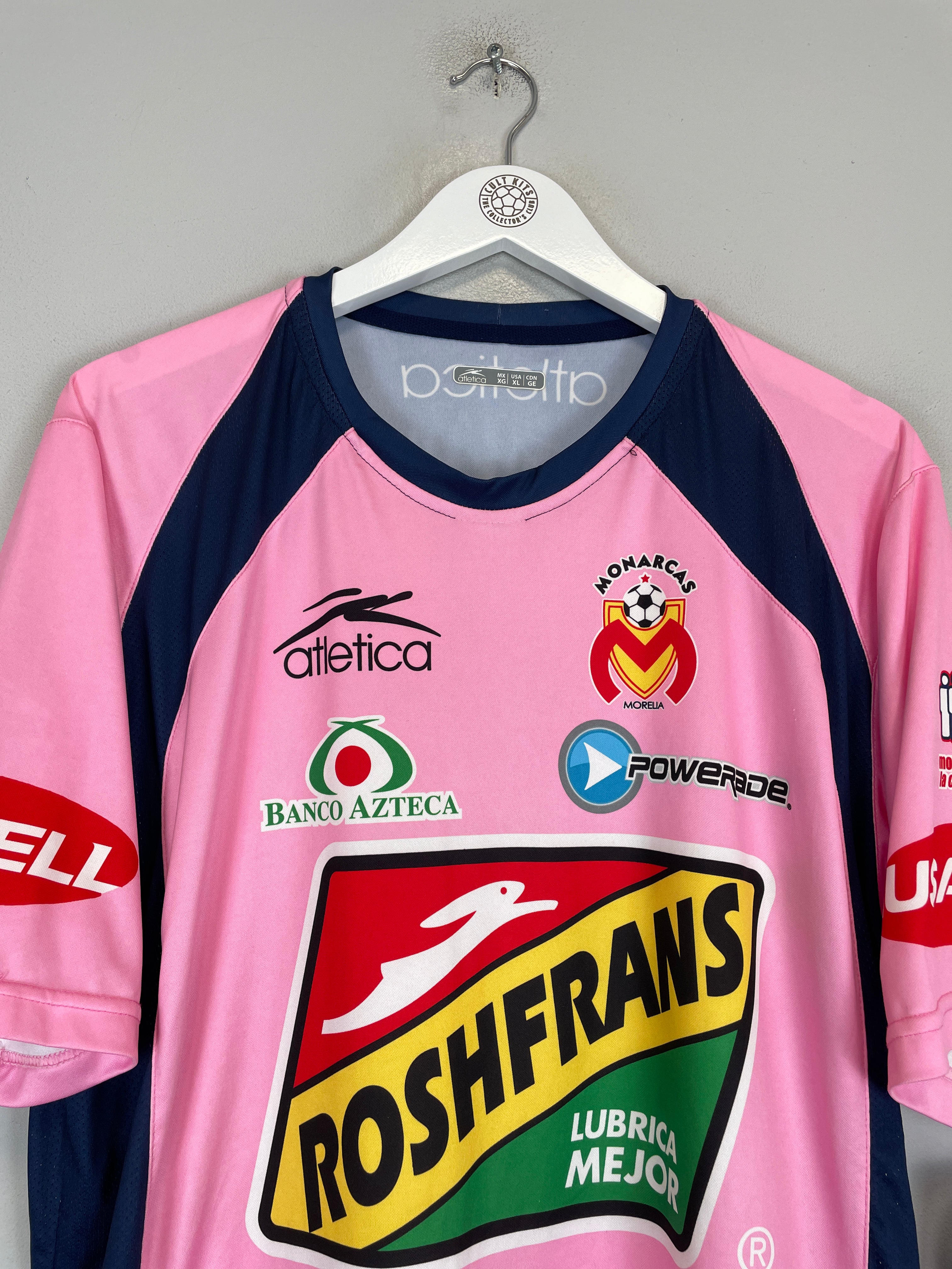 2009/10 MONARCAS MORELIA *BNWT* TRAINING SHIRT (XL) ATLETICA POWERADE ROSHFRANS SPONSORS