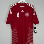 Shop 2010 DENMARK AGGER #5 *PLAYER ISSUE* BNWT HOME SHIRT (XL) ADIDAS, classic football shirts, vintage football shirts & retro soccer jerseys at Cult Kits
