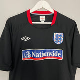 Shop 2010 ENGLAND TRAINING SHIRT (XL) UMBRO, classic football shirts, vintage football shirts & retro soccer jerseys at Cult Kits