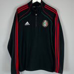 Shop 2010 MEXICO 1/4 ZIP FLEECE JACKET (L) ADIDAS, classic football shirts, vintage football shirts & retro soccer jerseys at Cult Kits