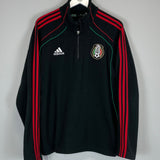 Shop 2010 MEXICO 1/4 ZIP FLEECE JACKET (L) ADIDAS, classic football shirts, vintage football shirts & retro soccer jerseys at Cult Kits