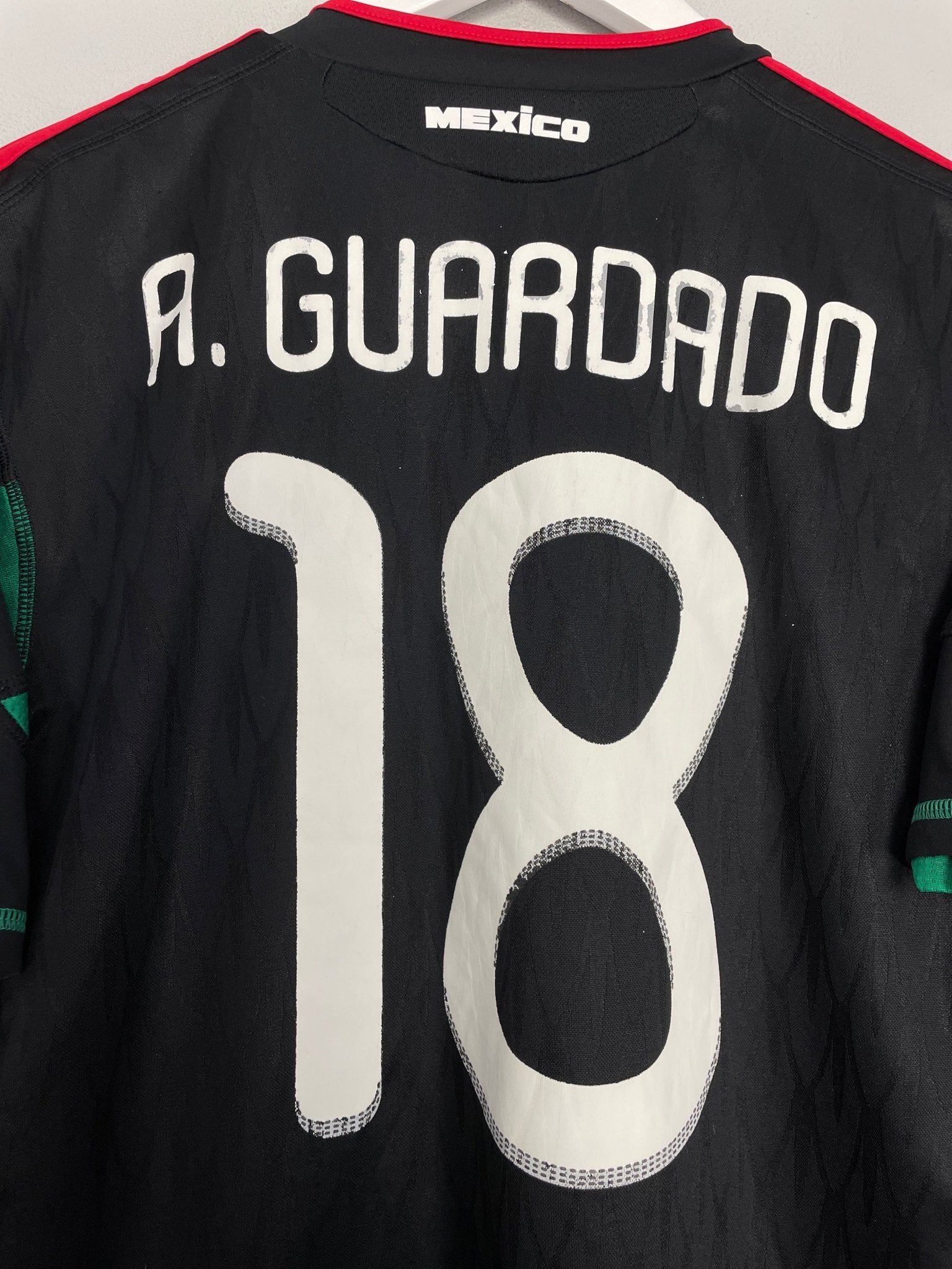 Shop 2010 MEXICO A.GUARDADO #18 AWAY SHIRT (M) ADIDAS, classic football shirts, vintage football shirts & retro soccer jerseys at Cult Kits