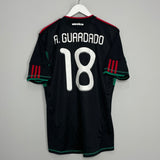 Shop 2010 MEXICO A.GUARDADO #18 AWAY SHIRT (M) ADIDAS, classic football shirts, vintage football shirts & retro soccer jerseys at Cult Kits