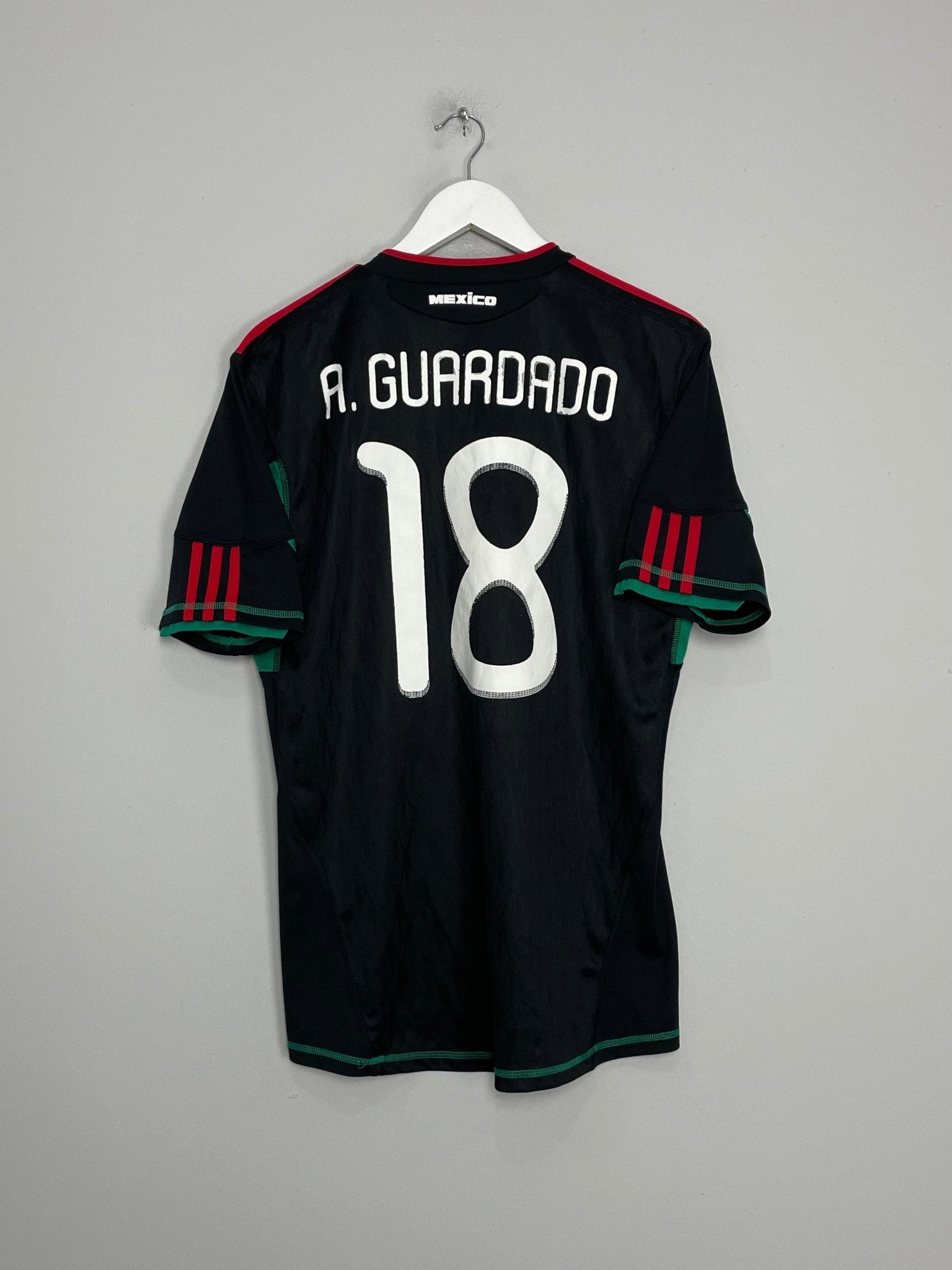 Shop 2010 MEXICO A.GUARDADO #18 AWAY SHIRT (M) ADIDAS, classic football shirts, vintage football shirts & retro soccer jerseys at Cult Kits