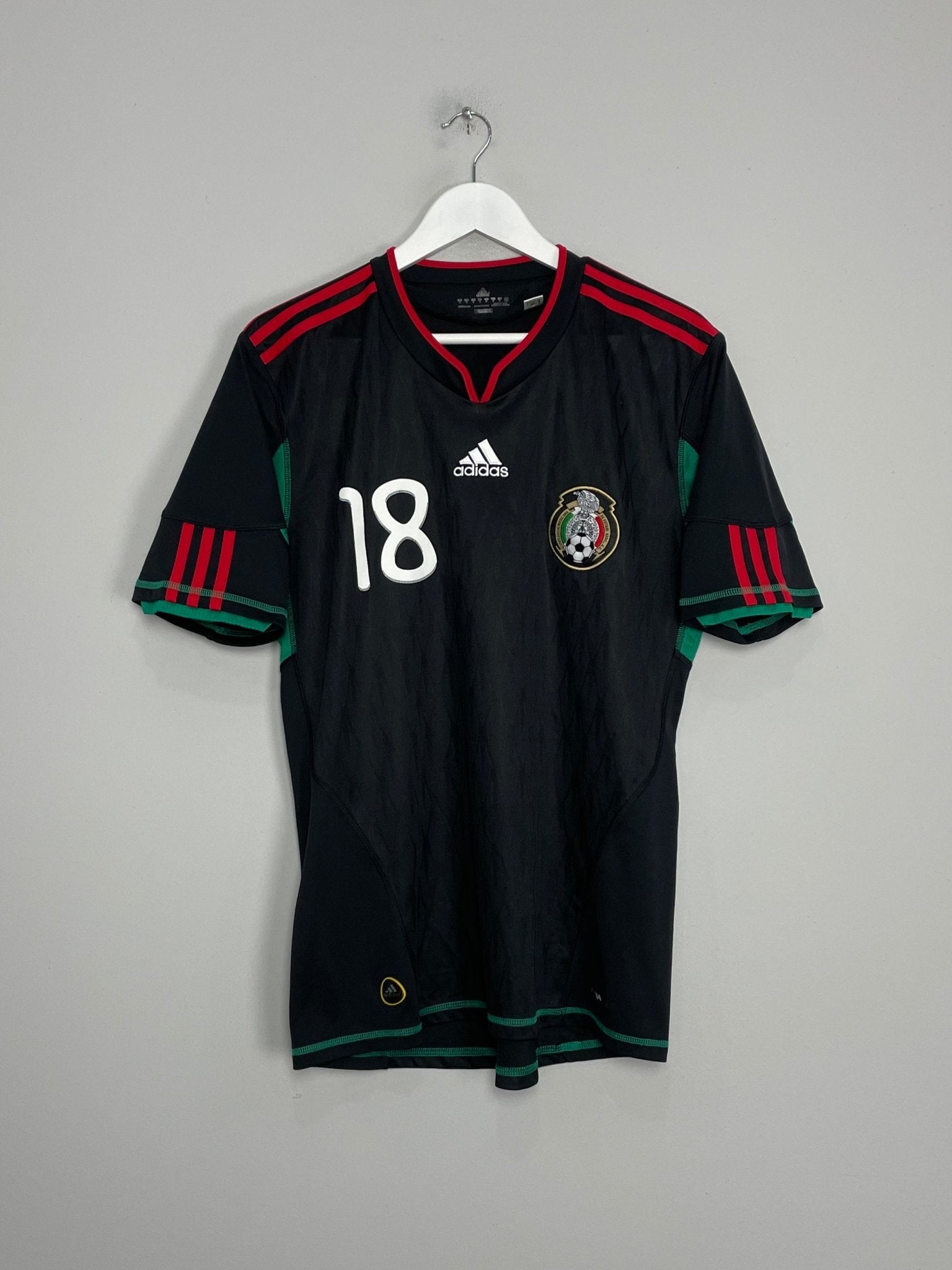 Shop 2010 MEXICO A.GUARDADO #18 AWAY SHIRT (M) ADIDAS, classic football shirts, vintage football shirts & retro soccer jerseys at Cult Kits