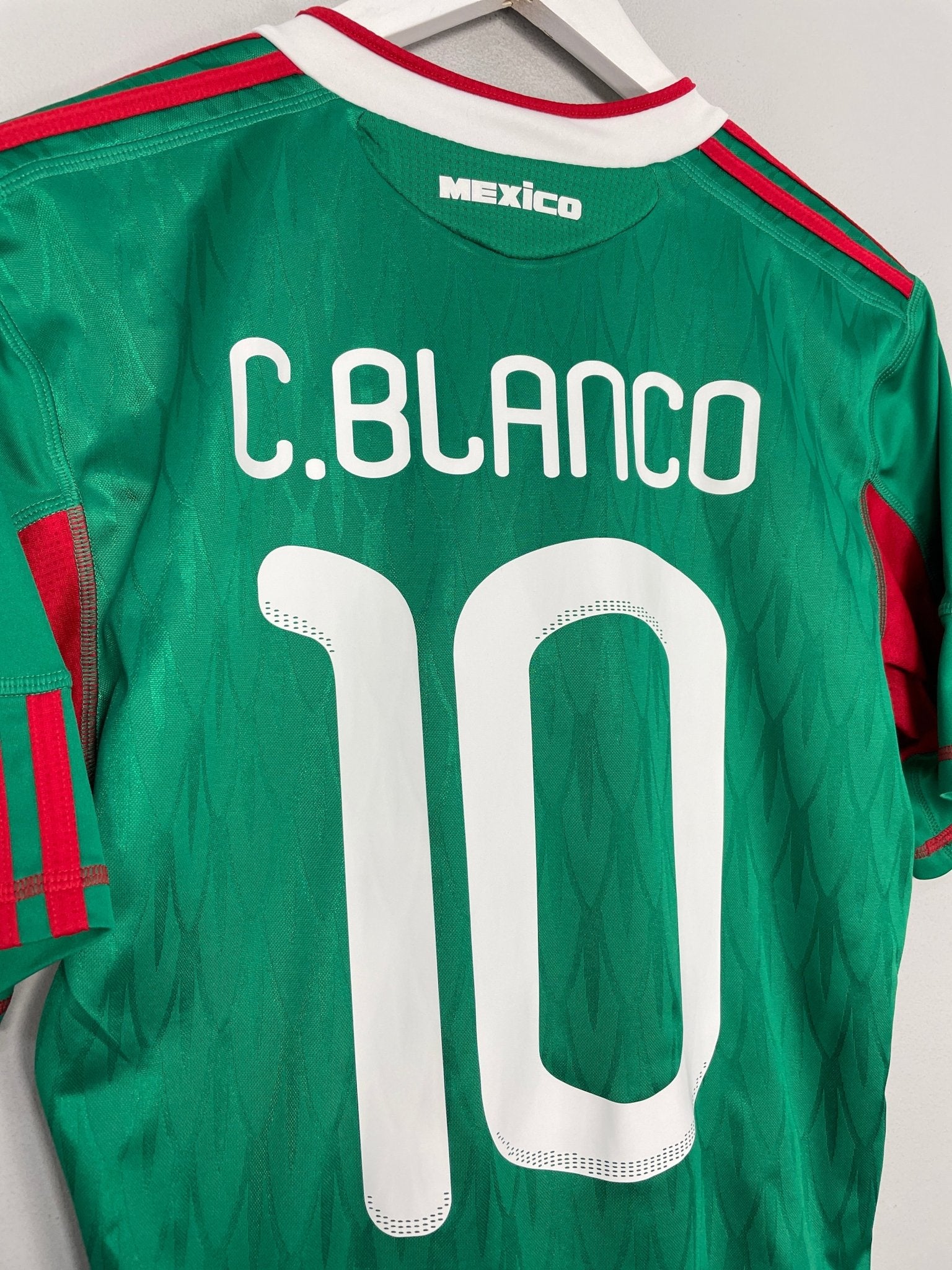 Shop 2010 MEXICO BLANCO #10 HOME SHIRT (S) ADIDAS, classic football shirts, vintage football shirts & retro soccer jerseys at Cult Kits