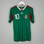 Shop 2010 MEXICO BLANCO #10 HOME SHIRT (S) ADIDAS, classic football shirts, vintage football shirts & retro soccer jerseys at Cult Kits