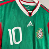 Shop 2010 MEXICO BLANCO #10 HOME SHIRT (S) ADIDAS, classic football shirts, vintage football shirts & retro soccer jerseys at Cult Kits