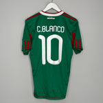 Shop 2010 MEXICO BLANCO #10 HOME SHIRT (S) ADIDAS, classic football shirts, vintage football shirts & retro soccer jerseys at Cult Kits