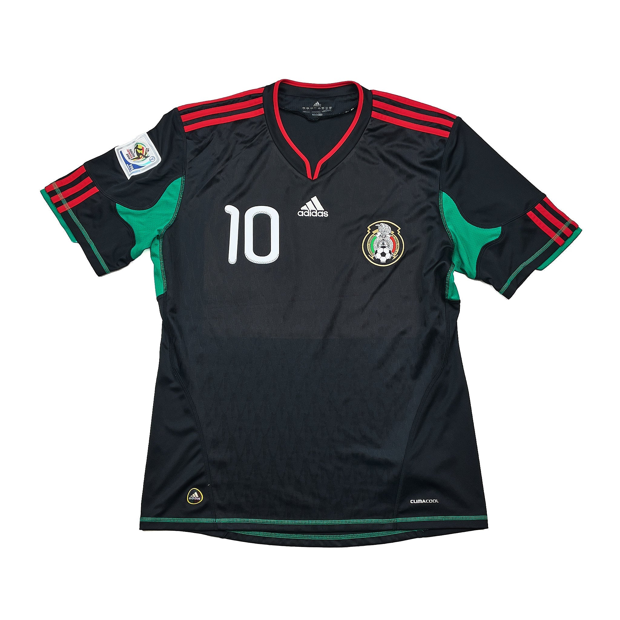 Buy 2010 MEXICO C.BLANCO 10 AWAY SHIRT (L) ADIDAS ~ Free worldwide shipping available ~ Authentic Vintage Football Shirts from Cult Kits