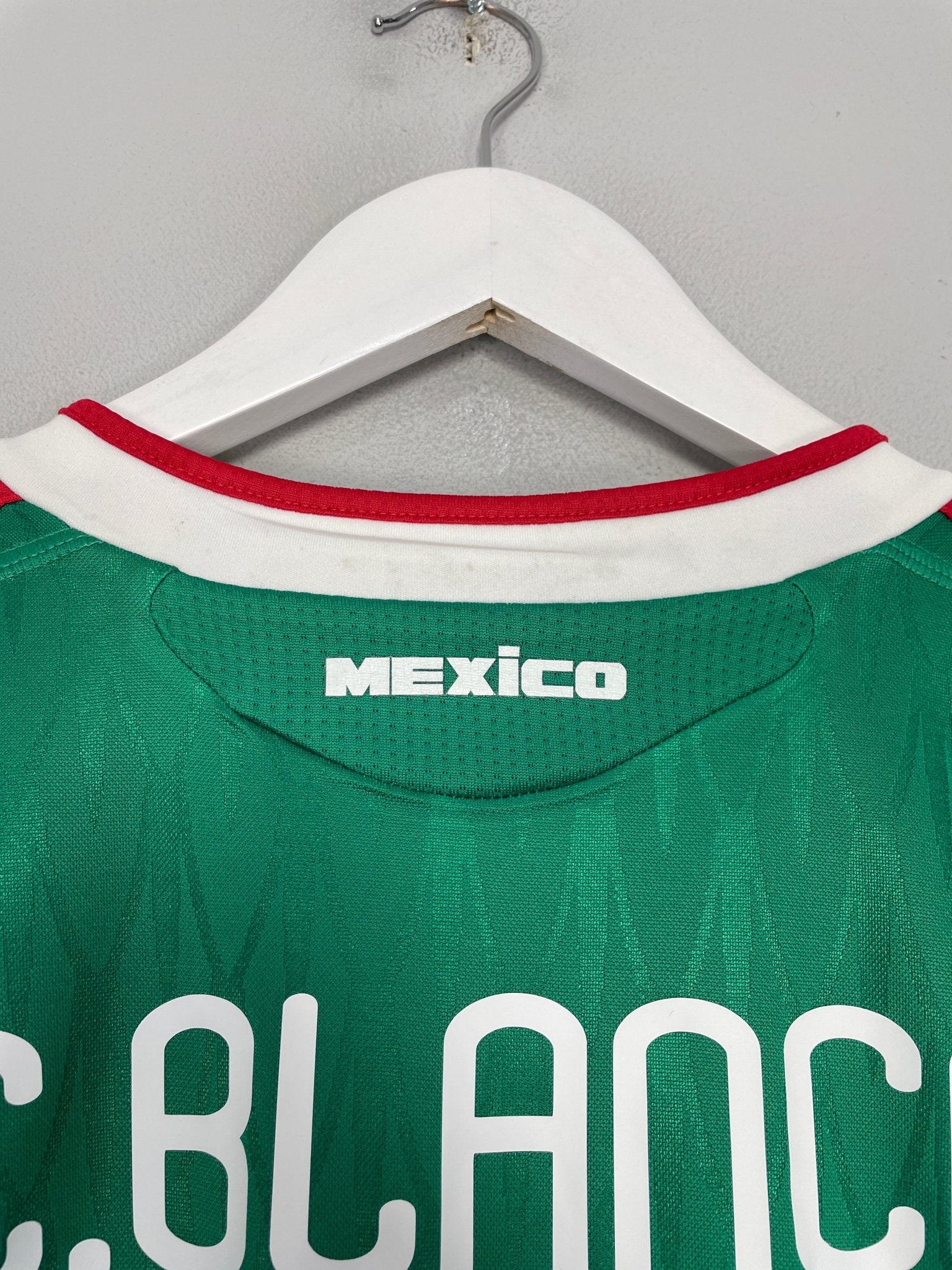 Shop 2010 MEXICO C.BLANCO #10 HOME SHIRT (L) ADIDAS, classic football shirts, vintage football shirts & retro soccer jerseys at Cult Kits