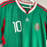 Shop 2010 MEXICO C.BLANCO #10 HOME SHIRT (L) ADIDAS, classic football shirts, vintage football shirts & retro soccer jerseys at Cult Kits
