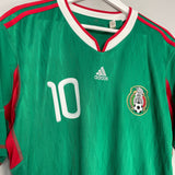 Shop 2010 MEXICO C.BLANCO #10 HOME SHIRT (L) ADIDAS, classic football shirts, vintage football shirts & retro soccer jerseys at Cult Kits