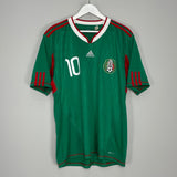 Shop 2010 MEXICO C.BLANCO #10 HOME SHIRT (L) ADIDAS, classic football shirts, vintage football shirts & retro soccer jerseys at Cult Kits