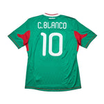 Buy 2010 Mexico C.Blanco 10 Home Shirt (L) Adidas ~ Free worldwide shipping available ~ Authentic Vintage Football Shirts from Cult Kits
