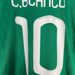 Shop 2010 MEXICO C.BLANCO #10 HOME SHIRT (L) ADIDAS, classic football shirts, vintage football shirts & retro soccer jerseys at Cult Kits