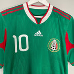 Shop 2010 MEXICO C.BLANCO #10 *PLAYER ISSUE* HOME SHIRT (M) ADIDAS, classic football shirts, vintage football shirts & retro soccer jerseys at Cult Kits