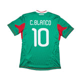 Buy 2010 Mexico C.Blanco 10 *vs France* Home Shirt (M) Adidas ~ Free worldwide shipping available ~ Authentic Vintage Football Shirts from Cult Kits