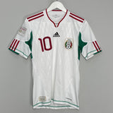Shop 2010 MEXICO G.DOS SANTOS #10 BIOCENTENARIO *PLAYER ISSUE* AWAY SHIRT (S) ADIDAS, classic football shirts, vintage football shirts & retro soccer jerseys at Cult Kits