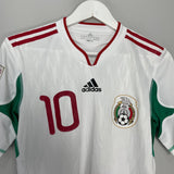 Shop 2010 MEXICO G.DOS SANTOS #10 BIOCENTENARIO *PLAYER ISSUE* AWAY SHIRT (S) ADIDAS, classic football shirts, vintage football shirts & retro soccer jerseys at Cult Kits
