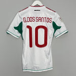 Shop 2010 MEXICO G.DOS SANTOS #10 BIOCENTENARIO *PLAYER ISSUE* AWAY SHIRT (S) ADIDAS, classic football shirts, vintage football shirts & retro soccer jerseys at Cult Kits