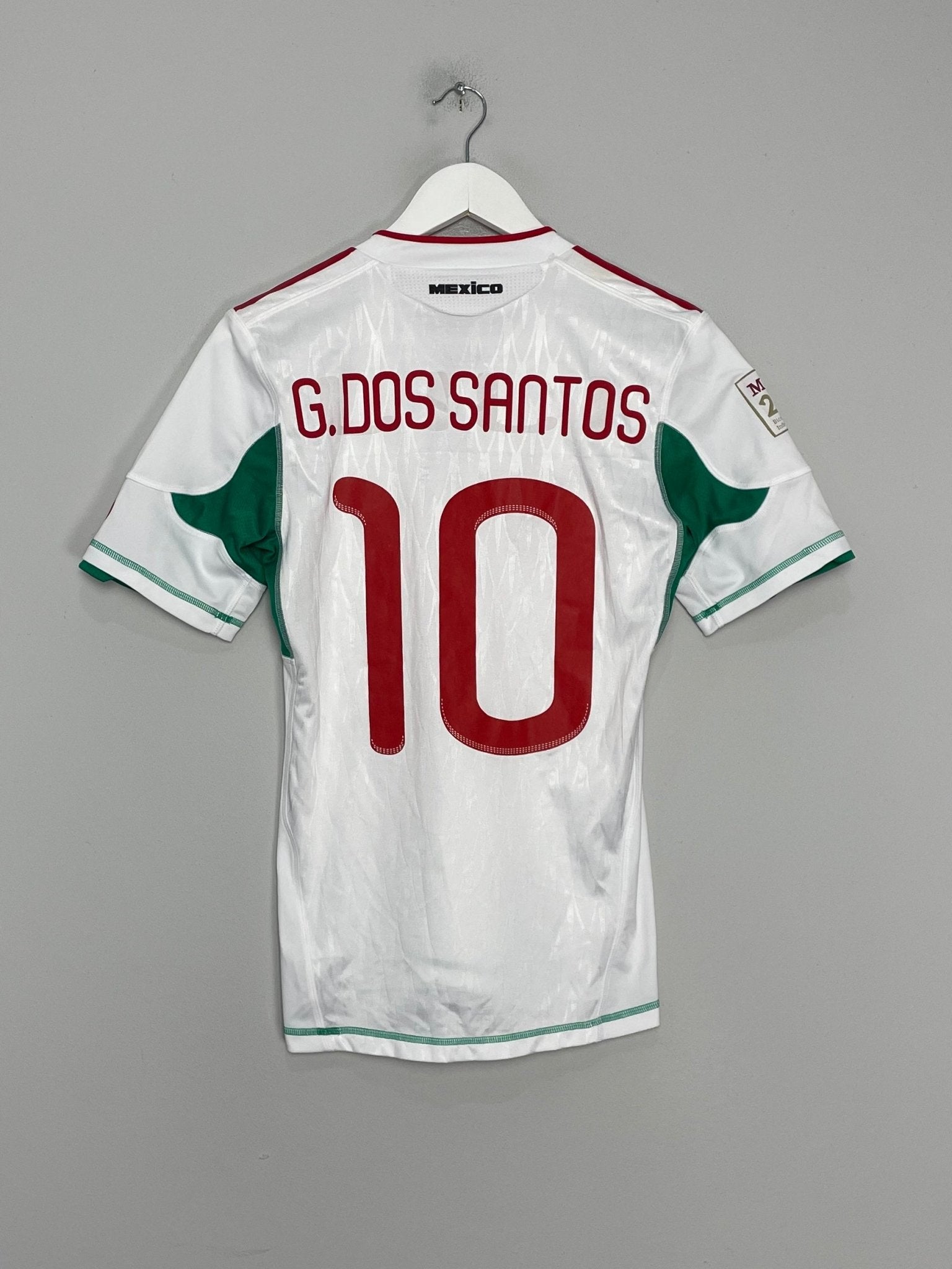 Shop 2010 MEXICO G.DOS SANTOS #10 BIOCENTENARIO *PLAYER ISSUE* AWAY SHIRT (S) ADIDAS, classic football shirts, vintage football shirts & retro soccer jerseys at Cult Kits