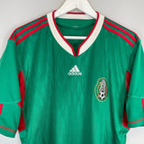 Shop 2010 MEXICO HOME SHIRT (L) ADIDAS, classic football shirts, vintage football shirts & retro soccer jerseys at Cult Kits