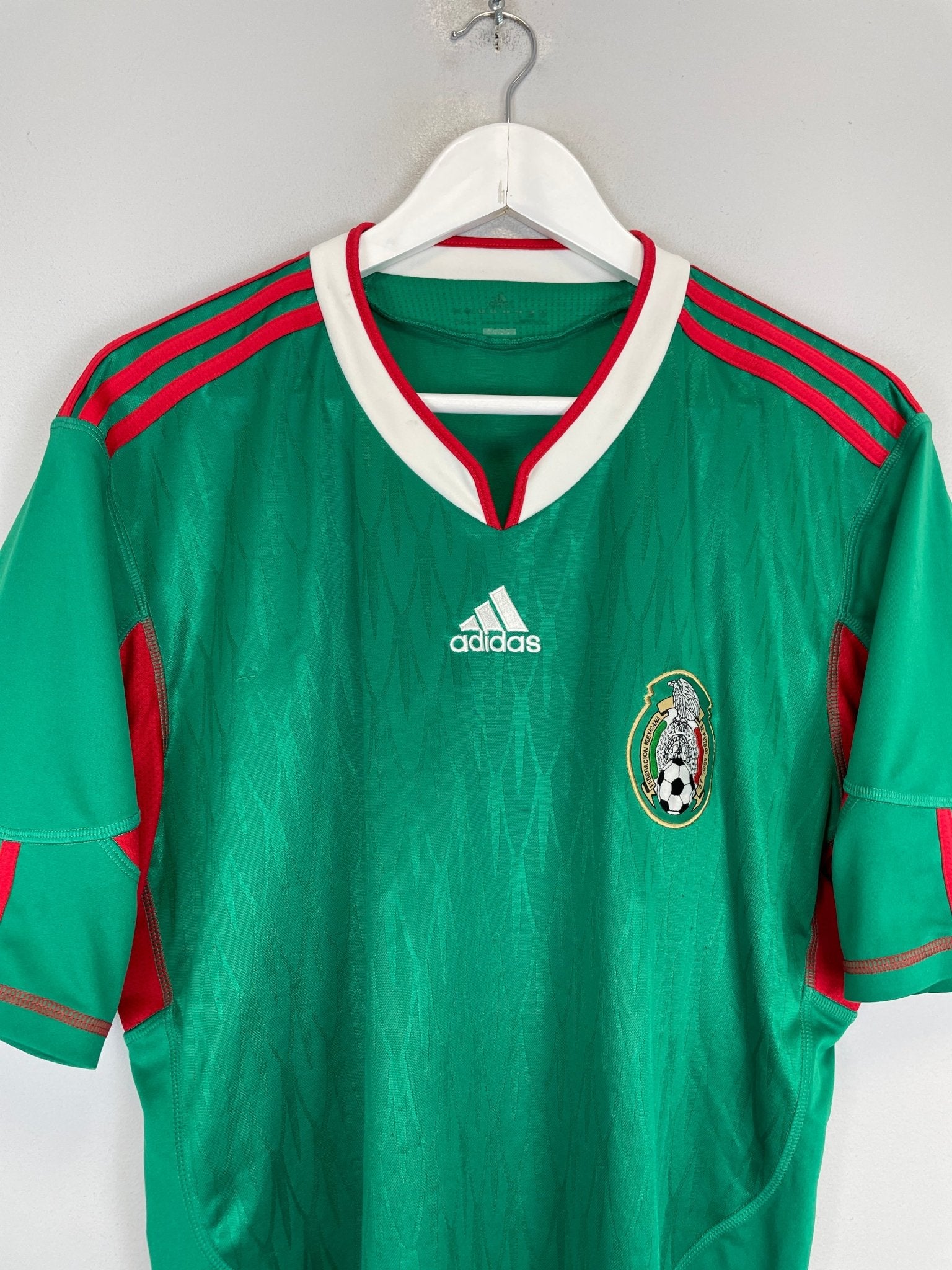 Shop 2010 MEXICO HOME SHIRT (L) ADIDAS, classic football shirts, vintage football shirts & retro soccer jerseys at Cult Kits