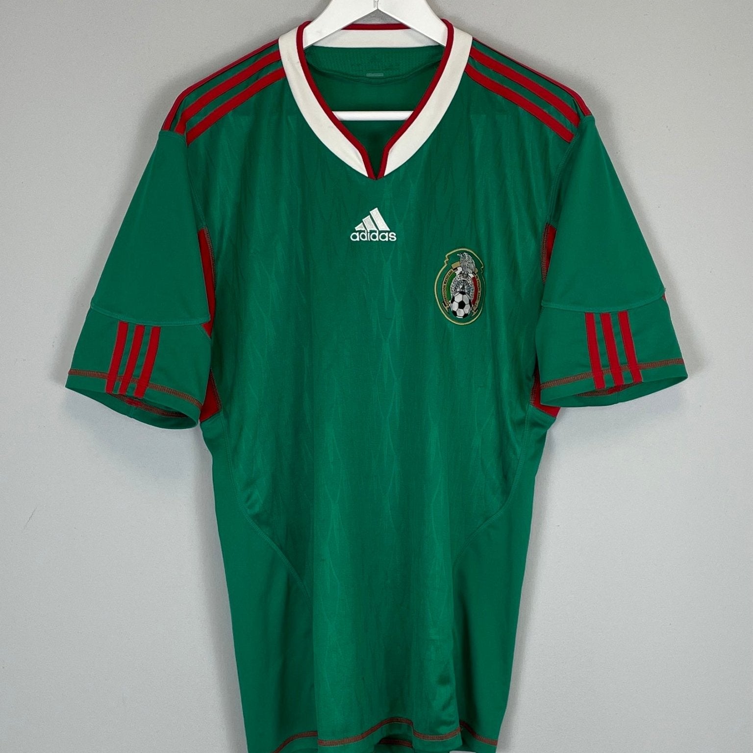 Shop 2010 MEXICO HOME SHIRT (L) ADIDAS, classic football shirts, vintage football shirts & retro soccer jerseys at Cult Kits