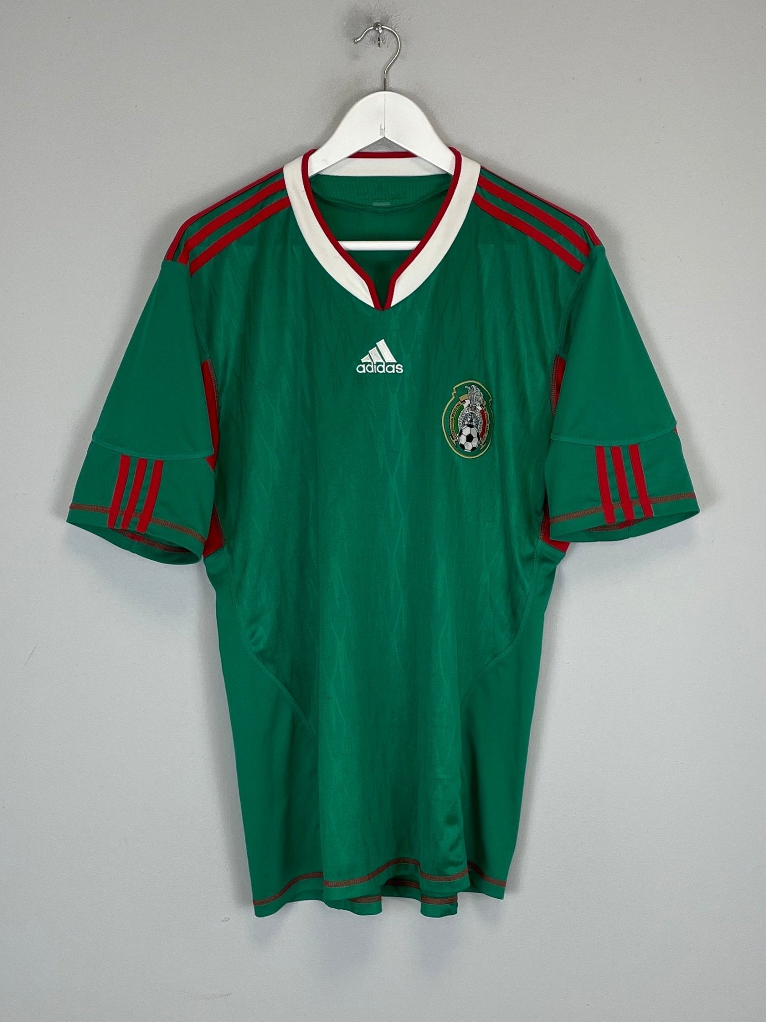 Shop 2010 MEXICO HOME SHIRT (L) ADIDAS, classic football shirts, vintage football shirts & retro soccer jerseys at Cult Kits